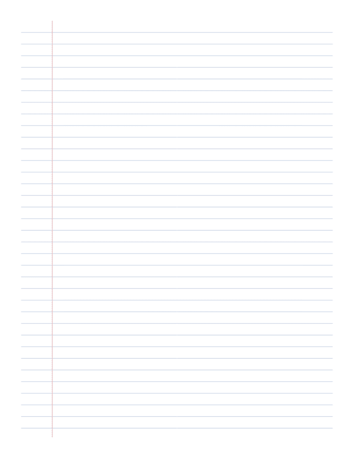 College Ruled Lined Paper printable PDF preview — letter size