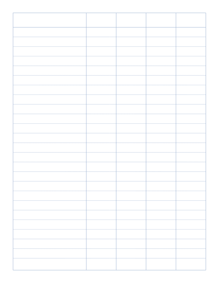 Accounting Ledger Paper printable PDF preview — letter size