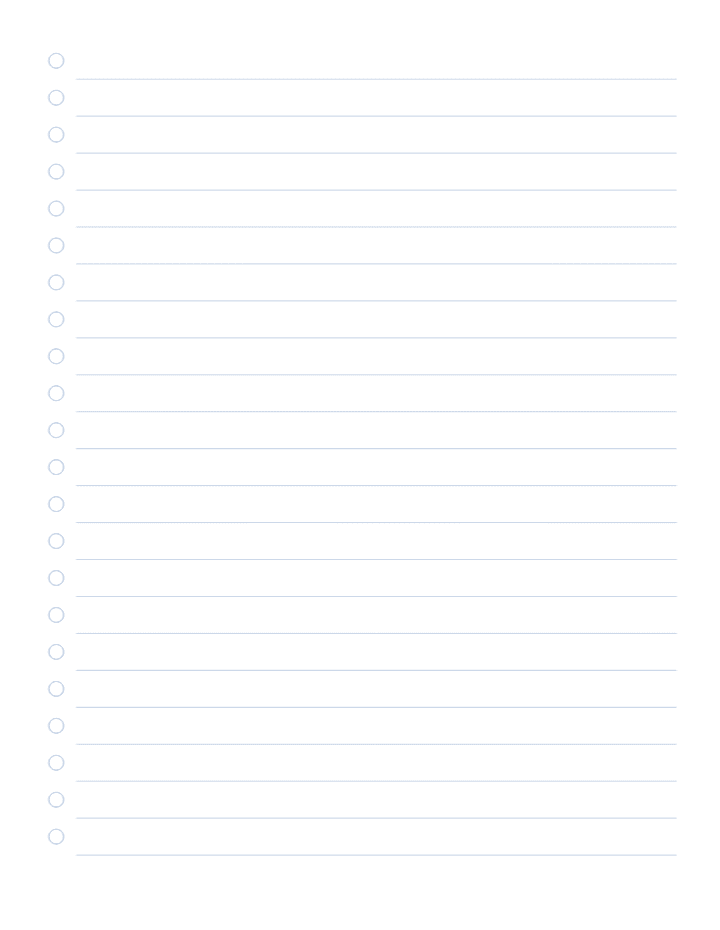 To-Do List Paper printable PDF preview — letter size