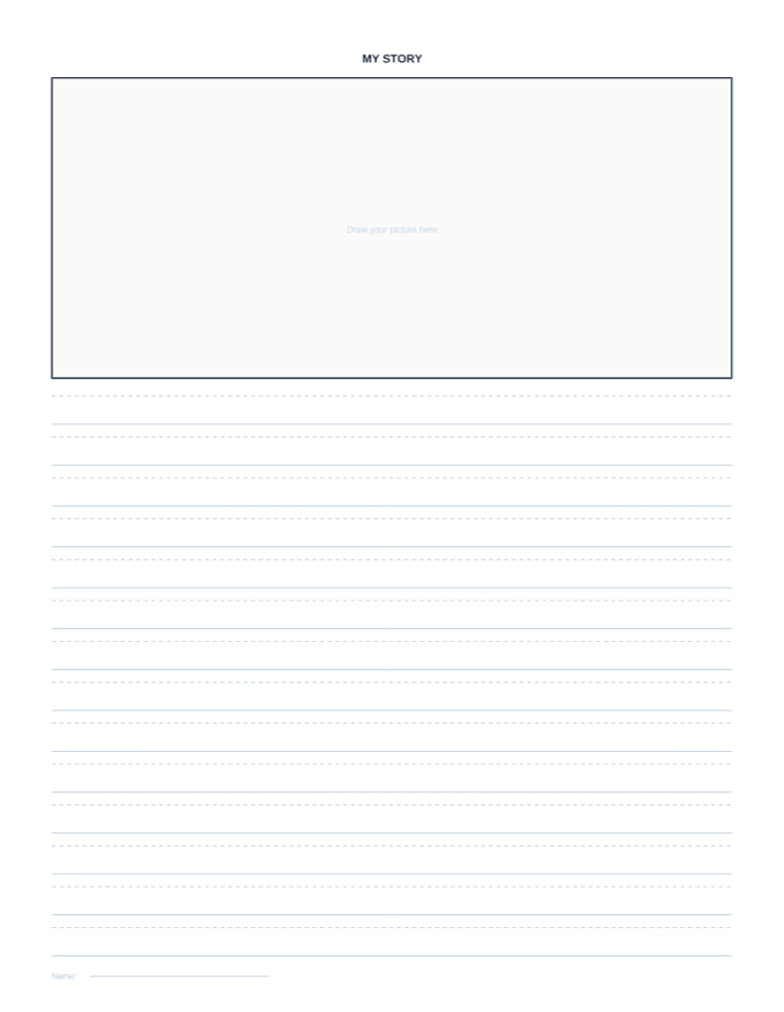 Primary Story Writing Paper