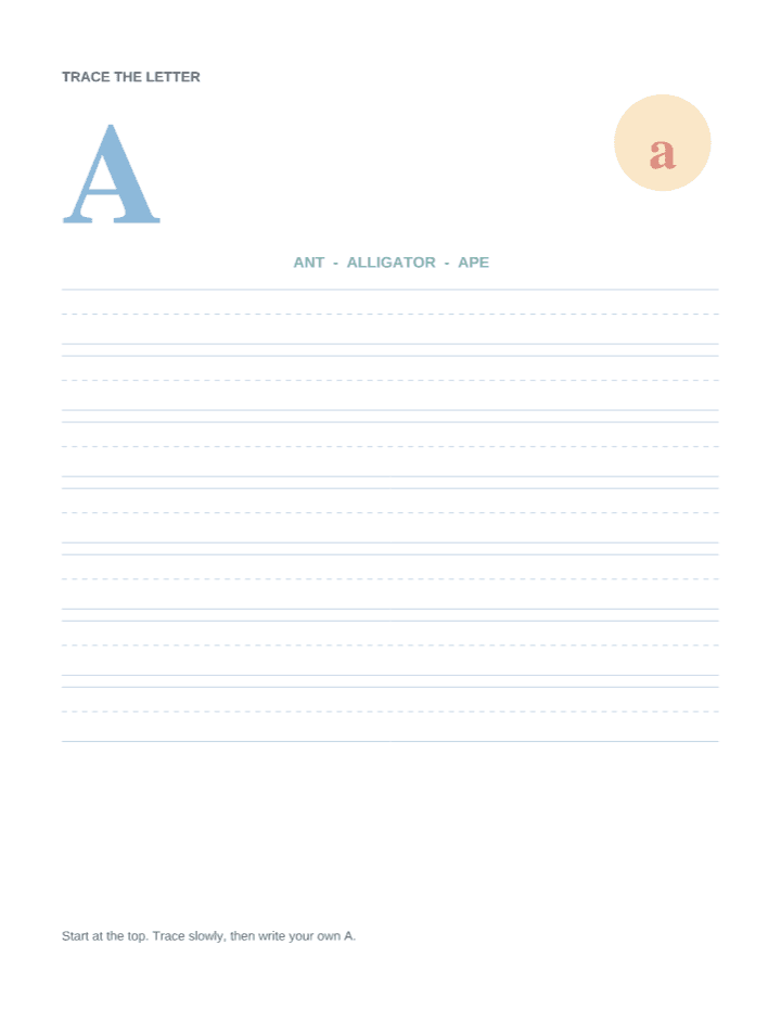 Alphabet Tracing Pack