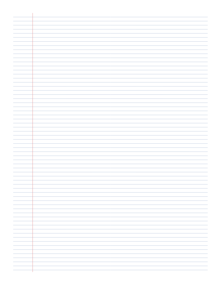 4mm Ruled Lined Paper (Metric) printable preview