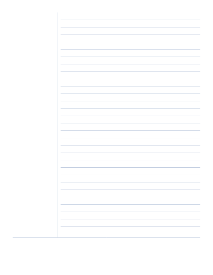 Cornell Notes Paper (Narrow Ruled) printable preview